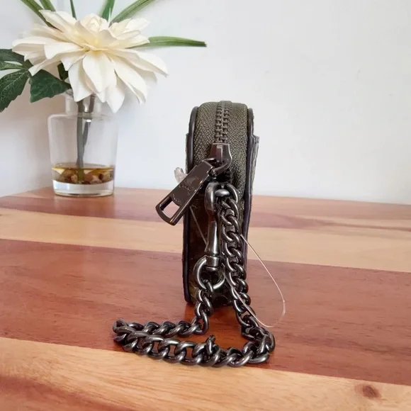 NWT Coach Snake Print Chain Wallet - Picture 4 of 5